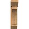 Ekena Millwork Imperial Slat Rough Sawn Bracket w/ Offset Brace, Western Red Cedar, 8"W x 24"D x 32"H BKT0806X24X32IMP06RWR - alternate 3